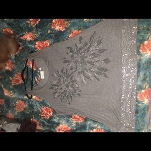 30-32 gray tank top
